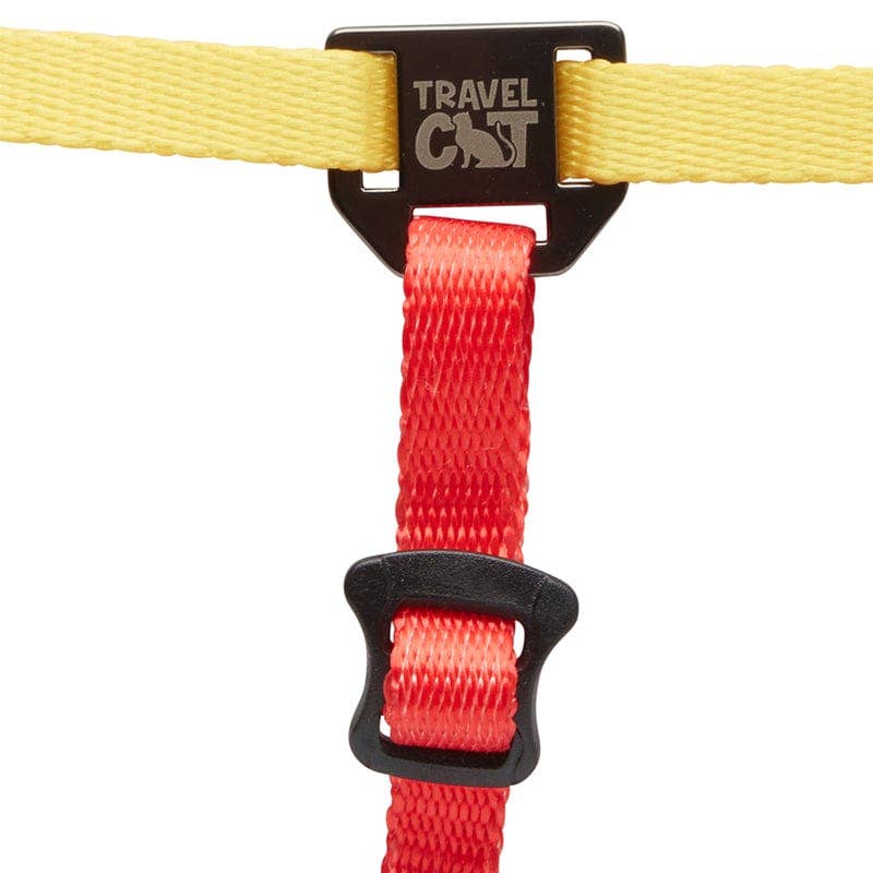 "The Day Tripper" Adjustable H-Style Cat Harness & Leash - Color Block