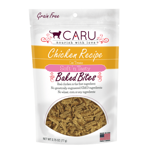 Caru Soft ‘n Tasty Baked Chicken Recipe Bites for Cats