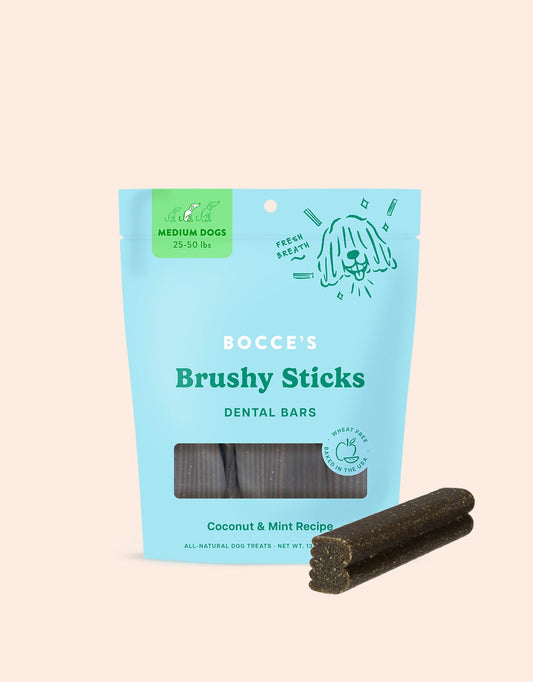 Bocce's Brushy Sticks Dental Bars