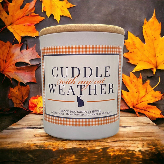 Cuddle With My Cat Weather Candle