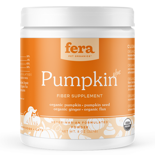 Pumpkin Plus Fiber Support for Dogs and Cats